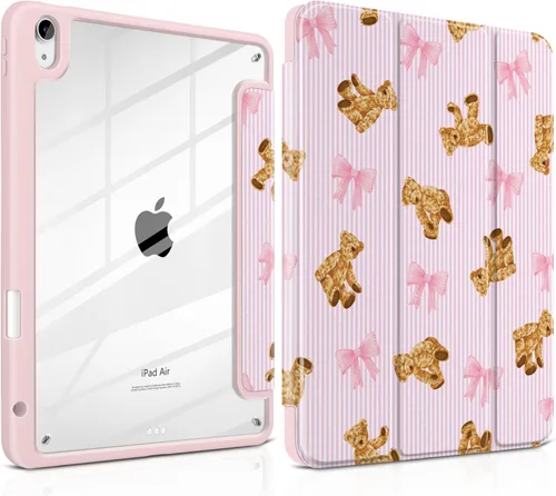 Miniatura 51 de MEEgoodo Funda para iPad Air de 11 pulgadas M3 2025 / M2 2024, para iPad Air de 5ª y 4ª generación de 10.9 pulgadas 2022/2020, funda para tableta
