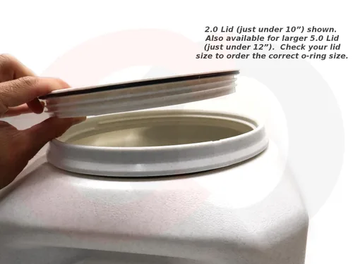 Miniatura 3 de Captain O-Ring Junta de sello de junta tórica de repuesto mejorada para la tapa del contenedor de alimentos para mascotas Gamma2 Vittles Vault