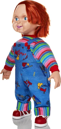 Miniatura 5 de Spirit Halloween Muñeca Chucky Good Guys de 24 pulgadas, multicolor
