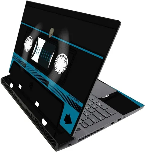 Miniatura 398 de MightySkins - Skin brillante con purpurina para Alienware M17 R3 (2020) y M17 R4 (2021) - Diversión de los años 90 Acabado duradero con purpurina