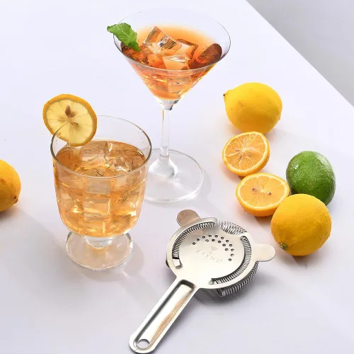 Miniatura 6 de Etens Colador de cóctel para bebidas, coladores de barra para bartending, colador de Martini para vaso de mezcla Boston Shaker, colador Hawthorne