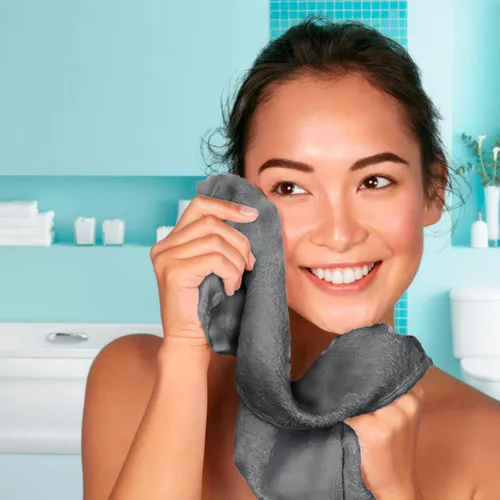 Miniatura 6 de Wealuxe - Paquete de 48 paños de baño 100% algodón hilado en anillo de 21.16 oz/m², altamente absorbentes y suaves, 12 x 12 pulgadas Gris
