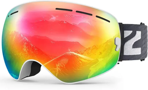 Miniatura 13 de ZIONOR X - Gafas de esquí - Gafas de snowboard con lente desmontable OTG para hombres, mujeres y adultos
