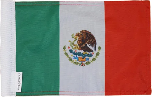 Bandera de Manga Duradera para Barco, Coche y Motocicleta, para Coche y Barco, México 6 x 9 Pulgadas
