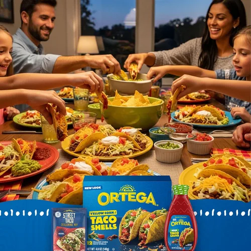 Miniatura 3 de Ortega Kit de cena de tacos de maíz amarillo, 12