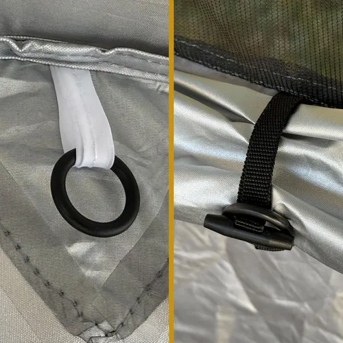 Miniatura 8 de Inserto compacto para tienda de campaña Compact Shelter – Se convierte en habitación cerrada con ventanas de malla, puerta con cremallera, suelo