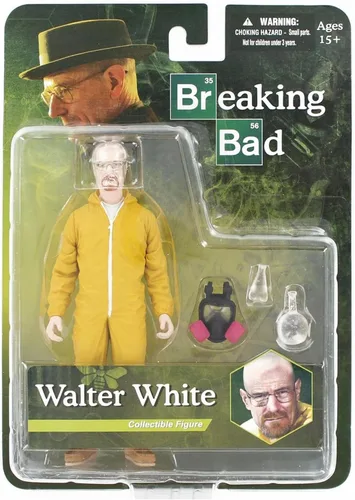 Miniatura 3 de Figura de 15,24 cm de Walter White material peligroso (traje amarillo) de Breaking Bad Mezco Toyz