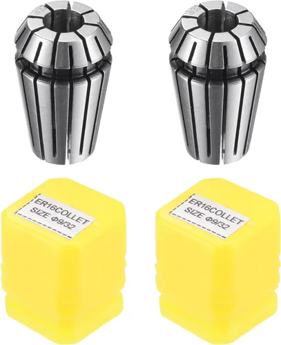 Miniatura 12 de uxcell ER16 Spring Collet, 1/4" Chuck para máquina de grabado CNC Torno Fresado 2pcs