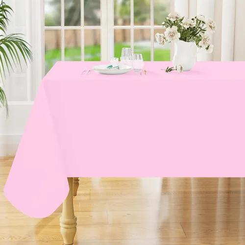 Miniatura 9 de Smiry Mantel cuadrado de vinilo impermeable de 54x54 pulgadas, protector de manteles de vinilo lavables, funda de mesa resistente a derrames