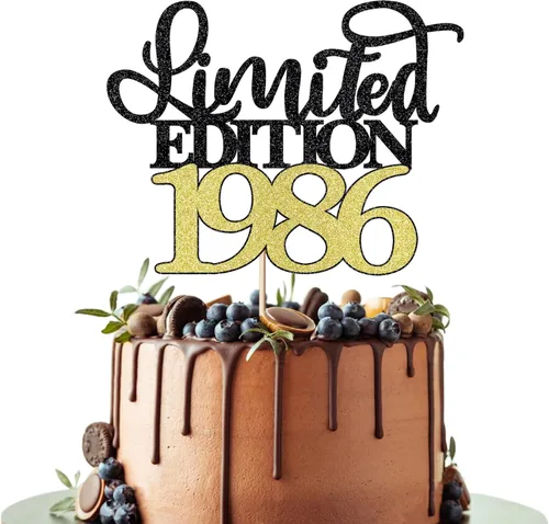 Miniatura 14 de Decoración para tartas de edición limitada de 1935, decoración de pastel de feliz cumpleaños 90, hombres y mujeres animan 90 años/90 y fabulosa