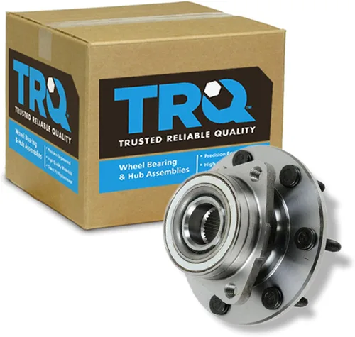Miniatura 17 de TRQ Cojinete de rueda delantera y conjunto de cubo con sensor ABS compatible con Toyota Sequoia 2008-2022 Tundra 2007-2021