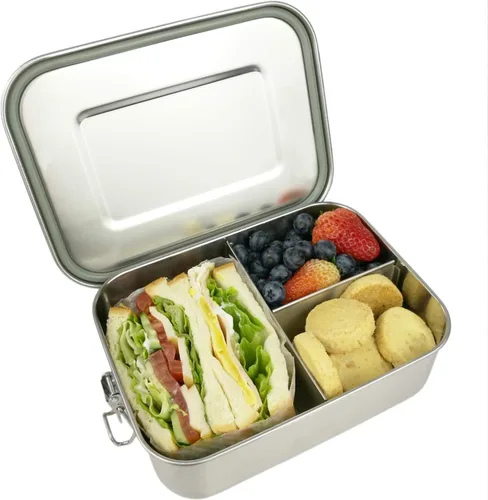 UPTRUST Contenedor Bento de acero inoxidable a prueba de fugas para el almuerzo, lonchera Bento de 40 onzas para niños o adultos, caja de embalaje