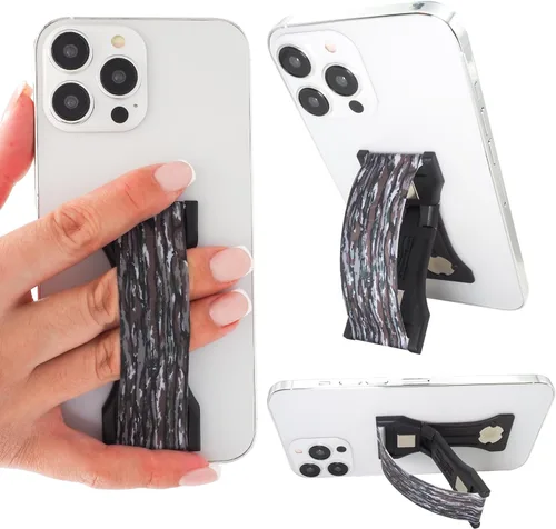 Miniatura 22 de LOVEHANDLE PRO Premium Phone Grip - Correa de silicona para teléfono - Soporte magnético para teléfono y soporte para teléfono inteligente y tableta
