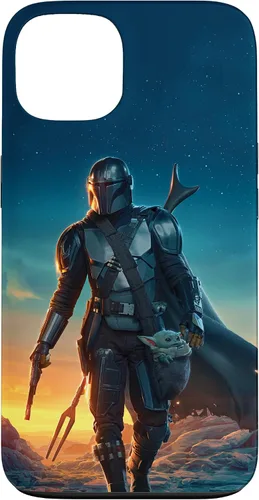 Miniatura 7 de iPhone 11 Pro Max Star Wars The Mandalorian and Grogu Sunset Poster Case