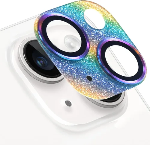 Miniatura 15 de Protector de lente de cámara compatible con iPhone 15 y 15 Plus, protector de pantalla de vidrio templado antiarañazos, a prueba de golpes, funda