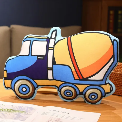 Miniatura 14 de WAIUYIA Almohada creativa con forma de vehículo rellena para auto, camión, bonita almohada de felpa para automóvil, cojín decorativo para cama