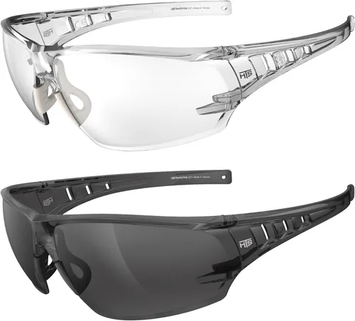 Miniatura 8 de HTS HUNTERSKY Anteojos de seguridad antivaho ANSI Z87.1, tamaño pequeño, protección para laboratorio de ciclismo de pickleball S241 antivaho
