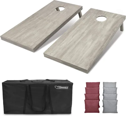 Miniatura 44 de GoSports Juego de tablas de cornhole de madera de tamaño reglamentario de 4 x 2 pies, incluye funda de transporte y bolsas de frijoles