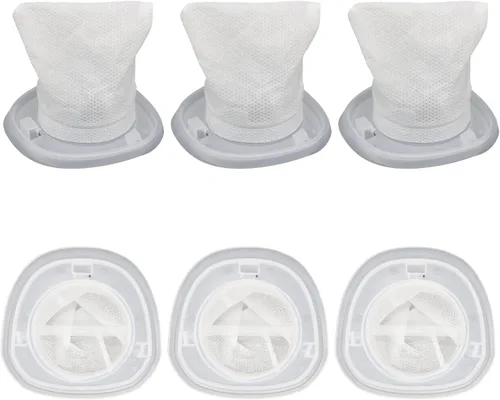 Paquete de 6 filtros HNVCF10 compatibles con aspiradoras de mano Black+Decker HNVC220BCZ, HNVC115J06, HNVC115J22, HNVC115JB06, HNVC215B10,