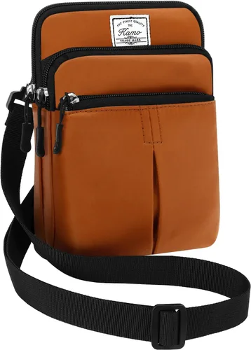 Miniatura 31 de Kamo Bolso Multifuncional para Teléfono de Un Solo Hombro, Bolso de Cintura para Teléfono, Bolso Diagonal Cruzado, Estuche para Teléfono Inteligente