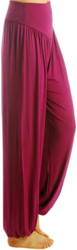 Miniatura 22 de Pantalones de algodón modal para mujer de AvaCostume, pantalones suaves para practicar yoga o deportes.