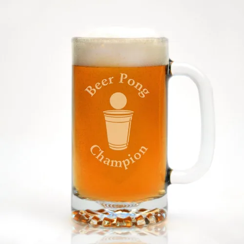 Miniatura 2 de Taza grabada para beber Beer Pong Champion de 16 oz