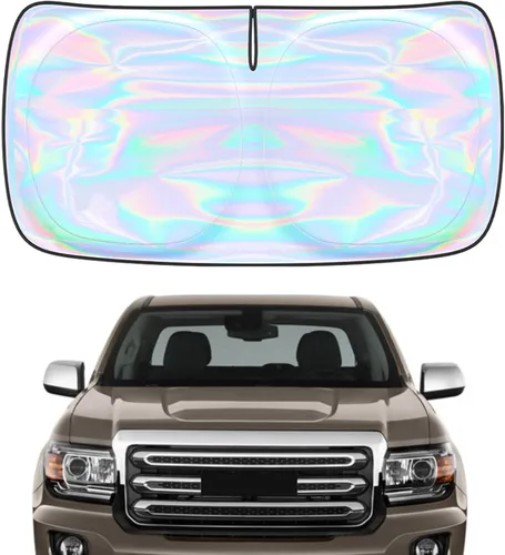 Miniatura 129 de Parasol para parabrisas Rivian R1S R1T 2022-2026 – Parasol compatible con Rivian R1S R1T plegable para ventana delantera, protector de visera solar