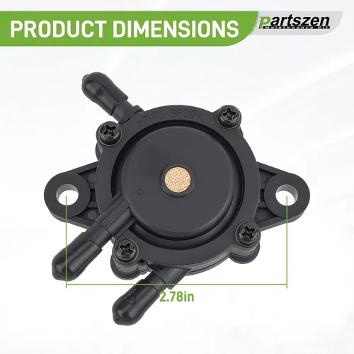Miniatura 4 de 808656 491922 Bomba de combustible para Cub Cadet LT1045 LT1018 LT1042 LT2180 Cortacésped para Kohler CH20 para John Deere Z445 para Honda GC135