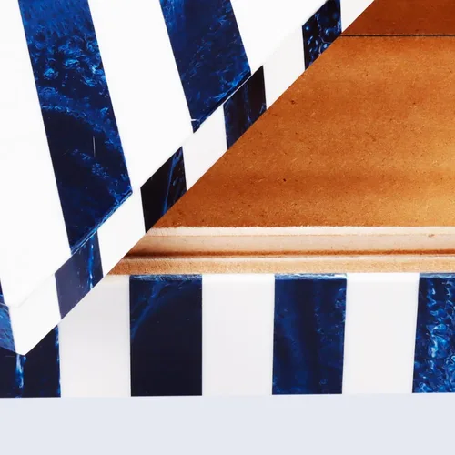 Miniatura 5 de Handicrafts Home Caja de almacenamiento decorativa 10x6 – Caja organizadora con tapa, caja decorativa moderna para recuerdos, decoración de estante