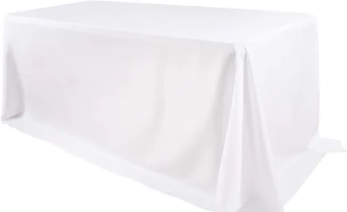 Miniatura 53 de GEFEII Servilletas de tela de poliéster sólido de 18 x 18 pulgadas para cocina, mantel rectangular cuadrado redondo para bodas, fiestas