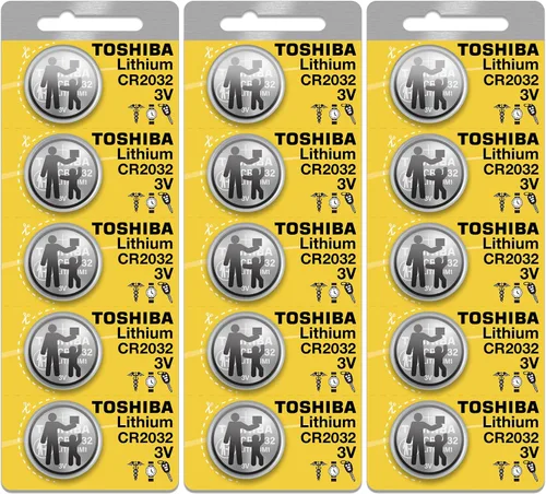 Miniatura 10 de Toshiba CR2032 3 Volt Pila de Litio Tipo Moneda (5 Baterías)