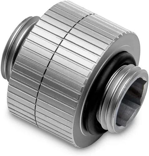 Miniatura 2 de EKWB EK-Quantum Torque 0.551 in Rotary Macho a Macho Extender Fitting, titanio satinado