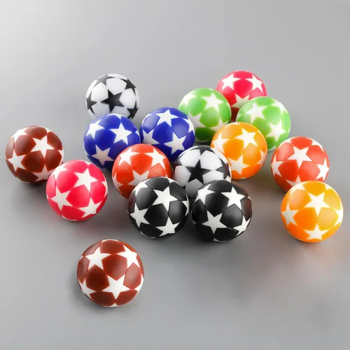 Miniatura 4 de BQSPT - Pelotas de futbolín de 1.28 pulgadas (1.260 in), pelotas de fútbol de repuesto, 16 unidades, futbolín multicolor, oficial, mini pelota