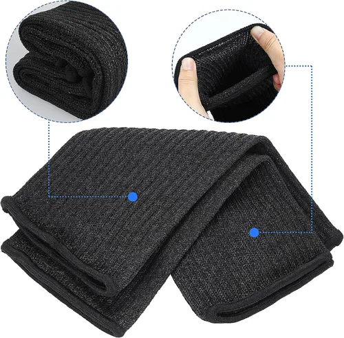 Miniatura 7 de Aster 2 pares de mangas de protección de brazo resistentes a cortes, mangas protectoras de nivel 5, mangas protectoras resistentes al calor