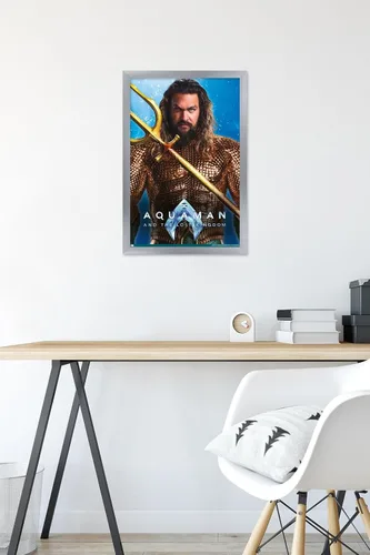 Miniatura 28 de Trends International DC Comics Movie Aquaman y el Reino Perdido - Póster de pared Aquaman de 22.4 pulgadas de largo x 14.7 pulgadas de ancho