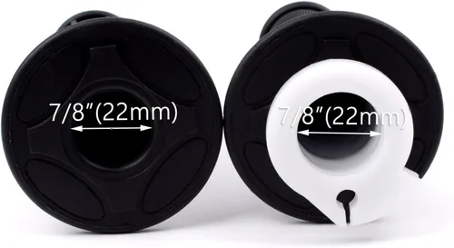 Miniatura 6 de 7/8 22mm puños de acelerador de goma suave con cable de giro, conjunto de acelerador para mini bicicleta de 50cc 90cc 110cc 125cc Mini/Pit/Dirt/ATV