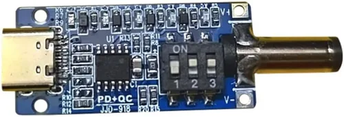 Miniatura 8 de 2 unids USB-C PD QC DC5V 9V 12V 15V 20V voltaje ajustable módulo de disparador de potencia 5A Tipo-C entrada hembra