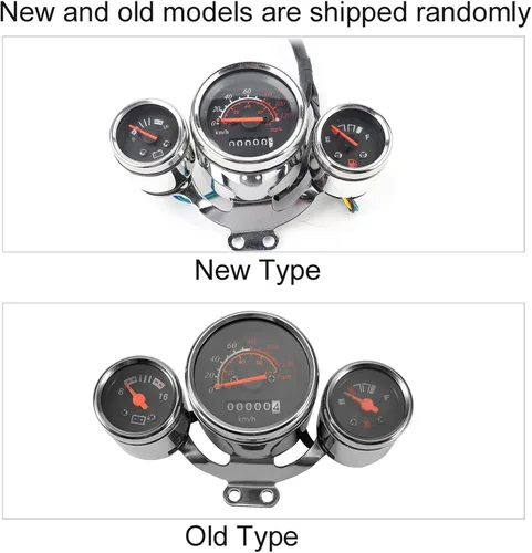 Miniatura 7 de KIMISS 3 en 1 tacómetro digital para motocicleta, odómetro velocímetro, kit de indicador de motocicleta