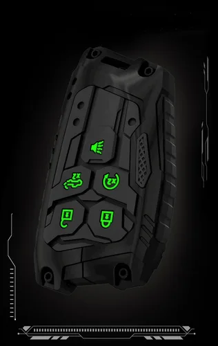Miniatura 4 de Mecha Funda de Llavero de Control Remoto de Automóvil de Servicio Pesado Llavero se Ajusta para Chevy Tahoe Suburban GMC Yukon Denali Silverado