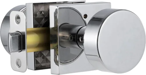 Miniatura 33 de coolnews Pomos dorados para puerta interior, pomo de puerta de privacidad con cerradura, manija de puerta cuadrada resistente moderna para Oro