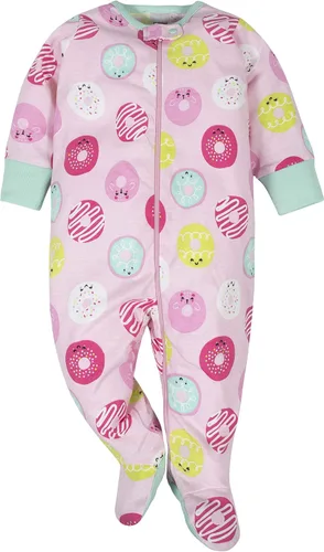 Miniatura 2 de Onesies Brand baby-girls 4-pack Sleep 'N Play Footies Multi Pack