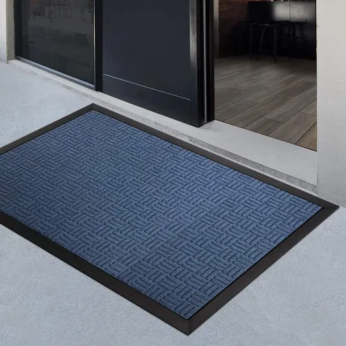 Miniatura 9 de Mibao Tapete para puerta delantera, resistente y duradero, tapete de bienvenida para interiores y exteriores, atrapador de suciedad, impermeable