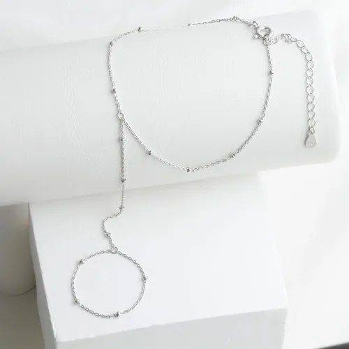 Miniatura 147 de Pulsera de plata de ley 925 para mujer, pulsera de mano para mujer, pulseras esclavas de 7 a 9 pulgadas ajustable