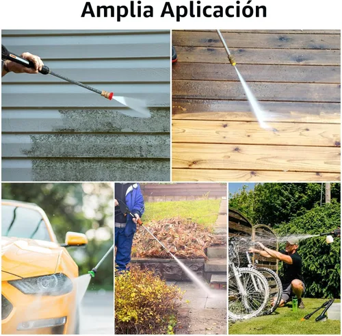Miniatura 3 de Puntas de lavado a presión, puntas de boquilla de jabón, múltiples grados, diseño de conexión rápida de 1/4, hasta 4,500 PSI 2.5 GPM (paquete de 5)