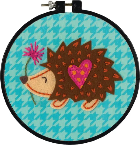 Miniatura 2 de Dimensions Little Red Fox - Kit de apliques de fieltro para manualidades, de gran