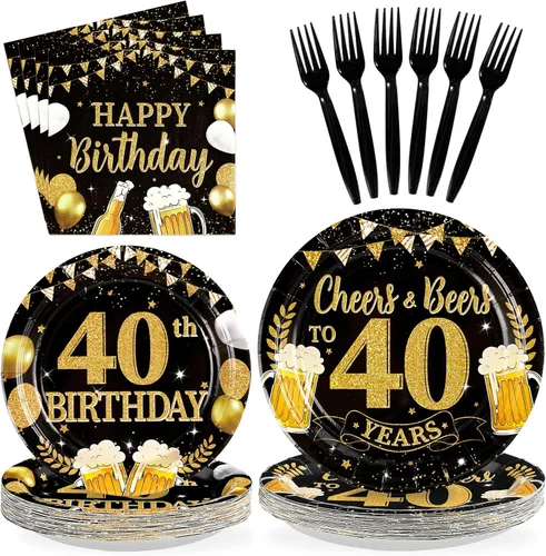 Miniatura 18 de 96 piezas de decoraciones de fiesta de cumpleaños de cristal, con gemas moradas, platos y servilletas de diamante, juegos de vajilla de geología