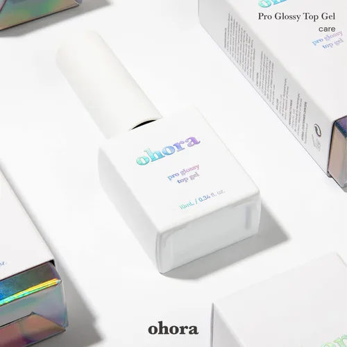 Miniatura 6 de ohora Gel para Cuidado de Uñas (Pro Glossy Top Gel) - Corrige la Textura de las Uñas, Fácil de Usar y Fácil de Eliminar para la Aplicación de Tiras