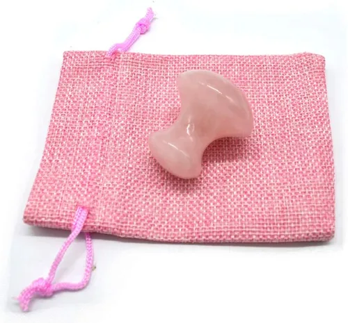 Miniatura 12 de Piedra de masaje de aventurina verde, masajeador con forma de hongo para belleza facial y corporal, piedra de raspado de guasha para spa, masaje