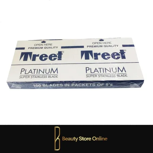 Miniatura 3 de Treet Cuchillas de afeitar Platinum Super Stainless de doble filo, (100 cuchillas)