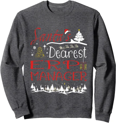 Miniatura 5 de ERP Manager Xmas Job Cute Christmas Sweatshirt